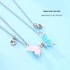 Magnetic Butterfly Necklace Set - BFF Best Friend Jewelry
