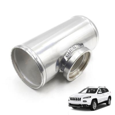 Adattatore Flangia Tubo Turbo 63mm Alluminio Turbo Charge Argento Adattatore Valvola Blow Off Adatto per HKS SQV SSQV BOV
