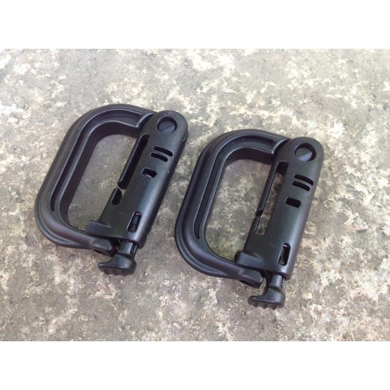 1 шт. Карабин D-образное запирающее кольцо Пластиковый зажим Тип защелки Кольцо-пряжка Брелок-карабин ITW Крепеж