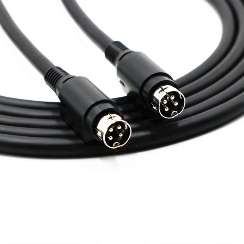 4Pin Male Connectors Cable for R1700BTR1600TIII Speaker Shielded 4Pin Male Cable Excellent Signal Transmission Wire