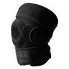 Joelheira Protetora de Menisco Preta Tamanho Único Antiderrapante Ajustável Joelheira para Ciclismo