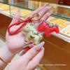 Pure Gold 999 Year of the Horse Keychain Pendant: Princess, Get Rich Phone Bag or Classmate Gift