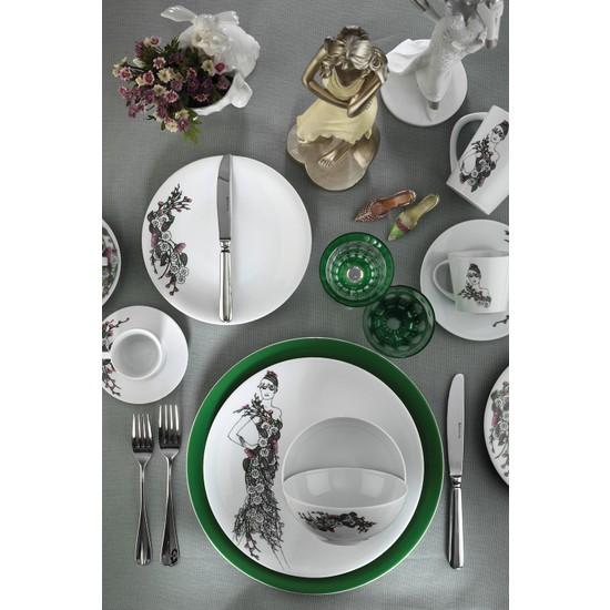 

Kütahya Porcelain My Women Series 9438 Pattern Набор столовой посуды из 24 предметов