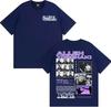 Rapper Alleh  Yorghaki La Ciudad Worid Tour 2025 Tshirt Mens Clothing Harajuku Gothic T Shirts Cotton Casual Oversized Tshirt