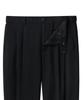 Musinsa Standard Super Wide Hidden Banding Crop Slacks [Black]