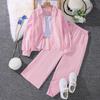 Beliebte Kinderbekleidung für Jungen und Mädchen Frühjahr und Herbst 2026 Kinder Langarmshirts und Weitbeinige Hosen Zweiteiliges Set