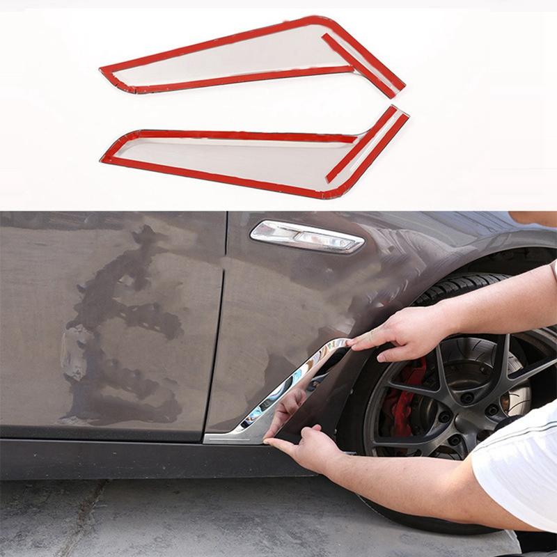 1pár příslušenství bočních blatníků z chromové nerezové oceli pro BMW řady 5 F10 520Li 525Li 530 535Li