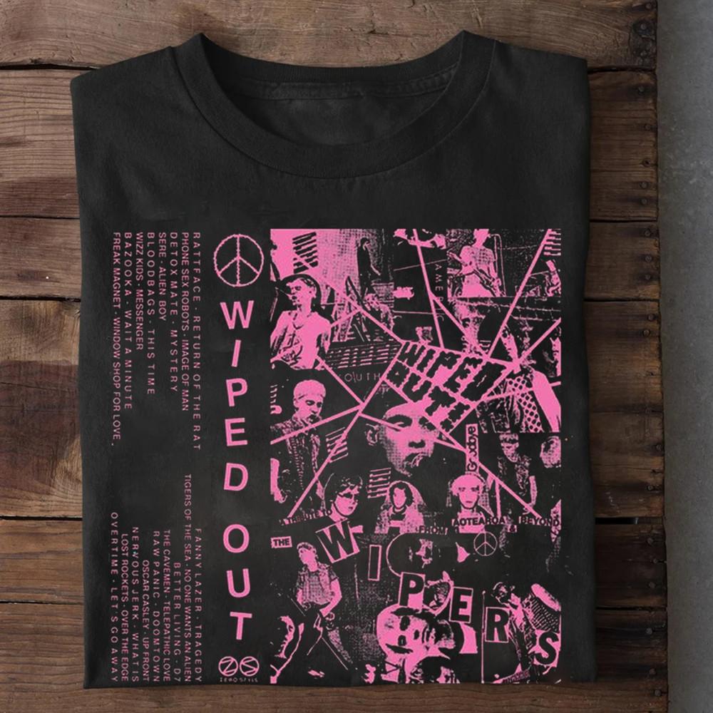 The Wipers Band Wiped Out Black T Shirt Full Size S-5XL Unisex T-Shirt XXXXL