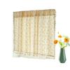 Japanese Short Curtain Half Curtain American Country Kitchen Coffee Curtain Half Curtain Partition Curtain Finished Japanese Style