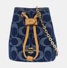 [Gebraucht] Kordelzug 12 Markenlogo Verschluss Stoff-Tragetasche Schultertasche Mini - Ausgezeichnet #1WBZU8M