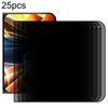 25 PCS/Pack Dustproof 28-Degree Privacy Tempered Glass Film