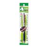 Zebra 4-Color Ballpoint Pen Clip-On Slim 4C P-B4A5-C Clear