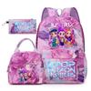 KPop Demon Hunters Student Backpack Crossbody Bag Casual Pencil Case Set of 3 Fashion Trendy Unisex