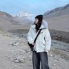 Goose down cotton jacket short Canadian bomber jacket men and women couple parka
