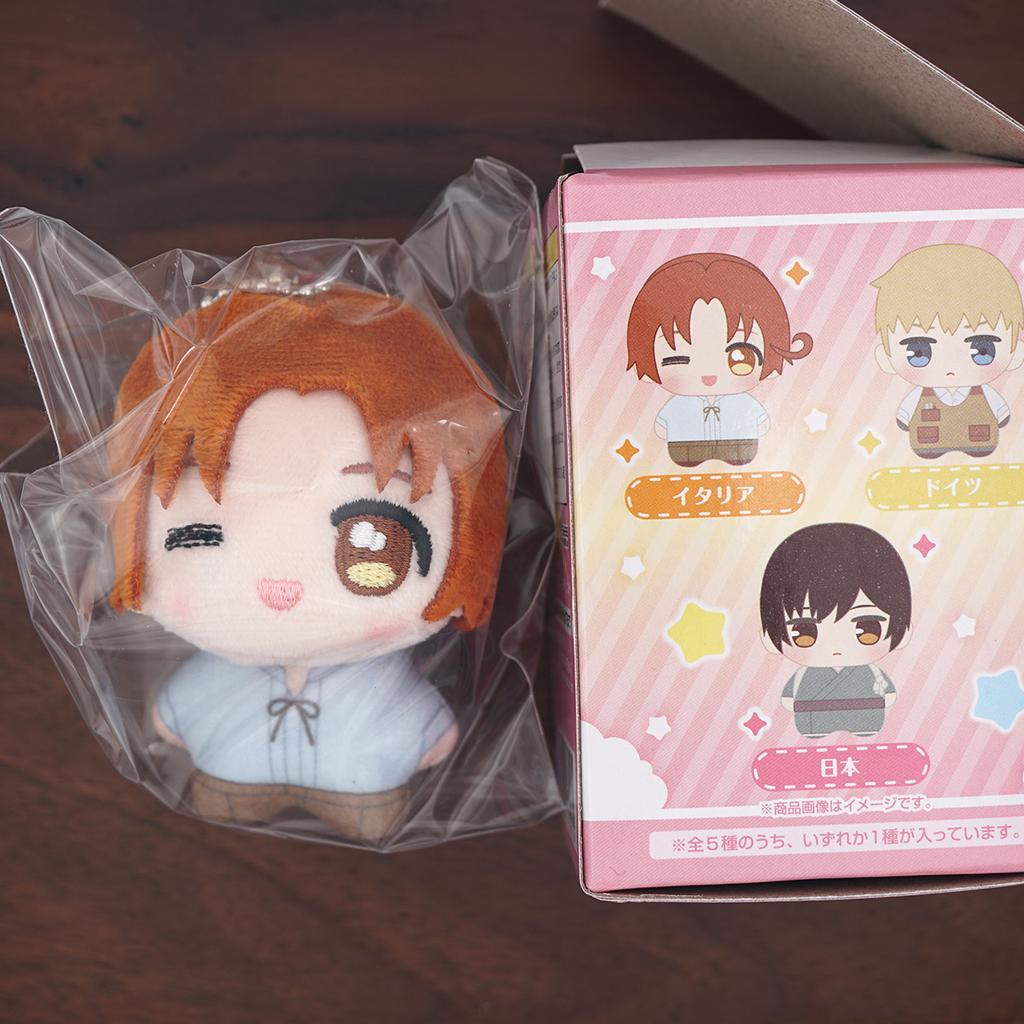 Hetalia Anime Prussia Russia Germany Italy Spain Germany France Uk Usa Plush Keychain Collection Pendant