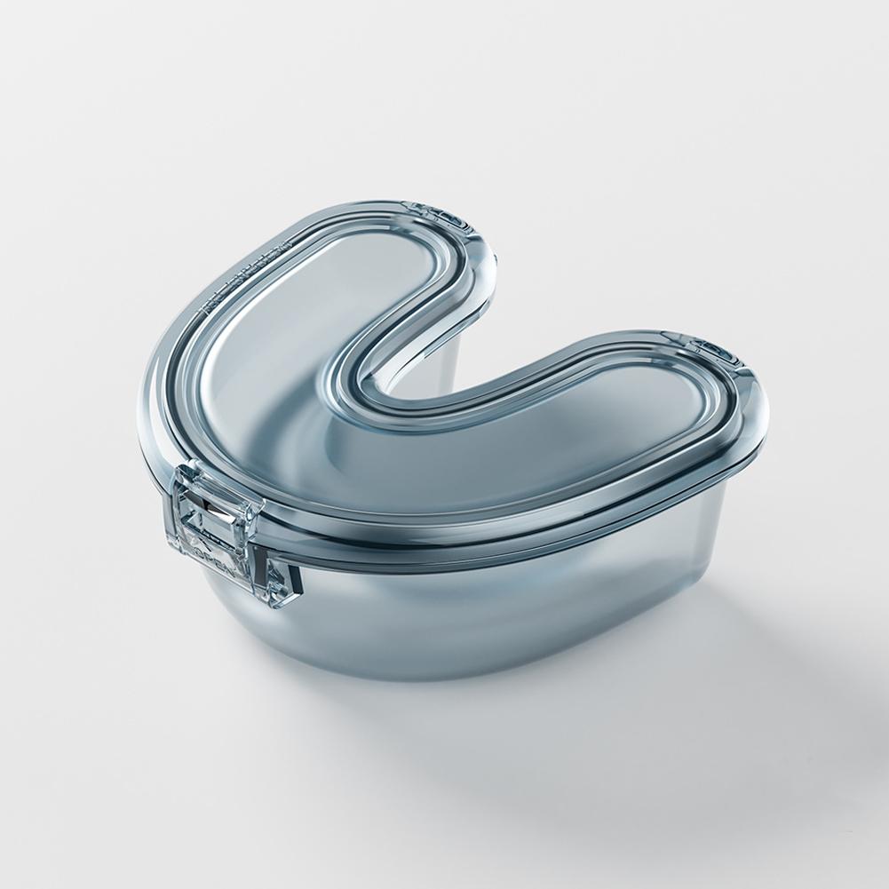 Invisible Braces Storage Box Portable Orthodontic Appliance Transparent Soaking Box Dentures Steel Teeth Denture Storage Box