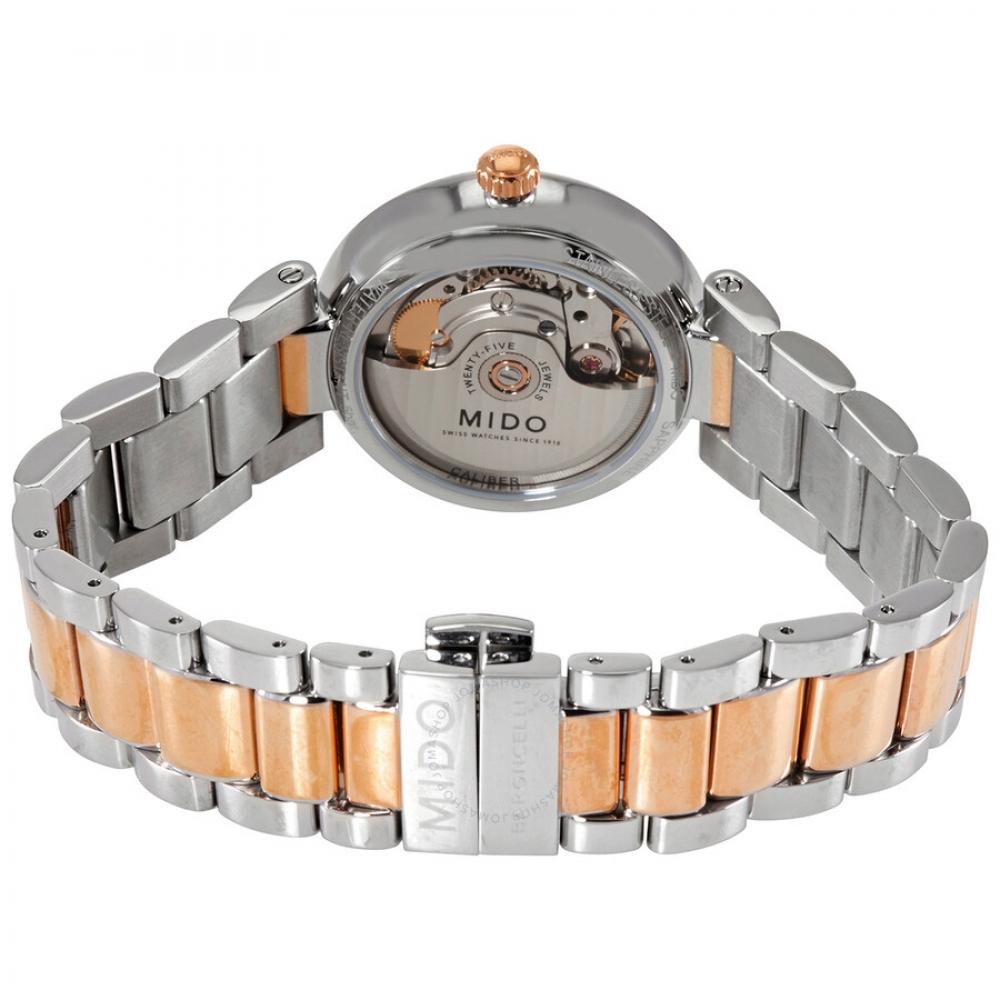 Mido Baroncelli Donna Automatic Diamond Ladies Watch M022.207.22.116.10 M0222072211610
