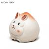 Chinese Yixing Purple Clay Tea Pet Decor Lucky Rabbit Statue Peach Model Ornaments Handmade Tea Figurine Tea Set Decoration