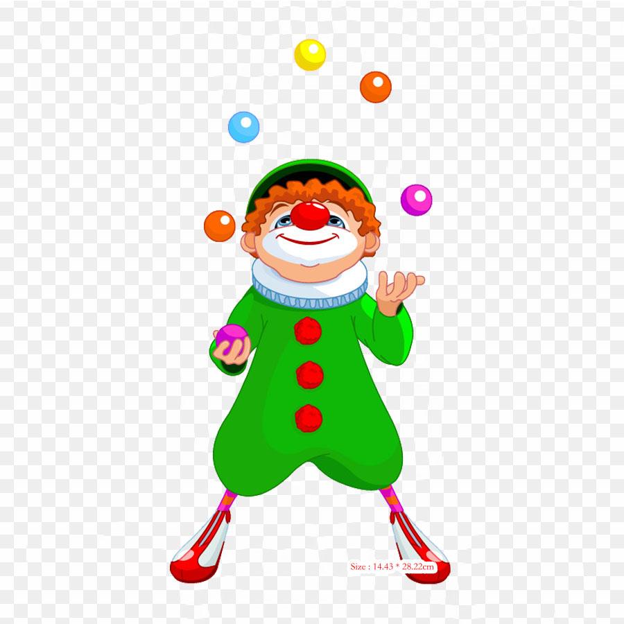 Clown Icon Free Download Pierrot Clown Iron On Heat Transfer Printing Vinyl Patches Sticker for Clothes DIY Appliques Washable Patches