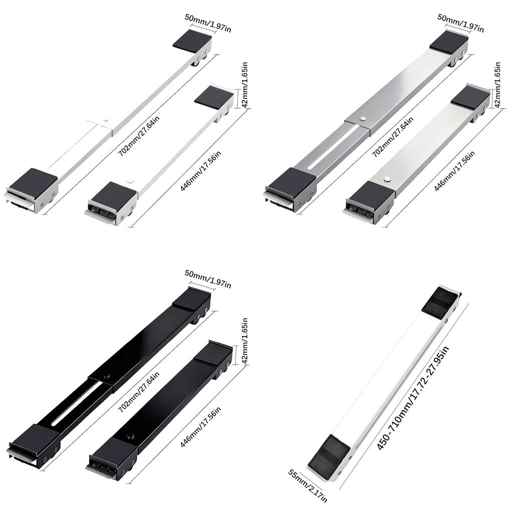 Shockproof Pulley Stand With Noise Reduction Feature For Moving Refrigerator Washing Machine Heavy Appliances Featuring 360 Degree Wheel Tool Release
