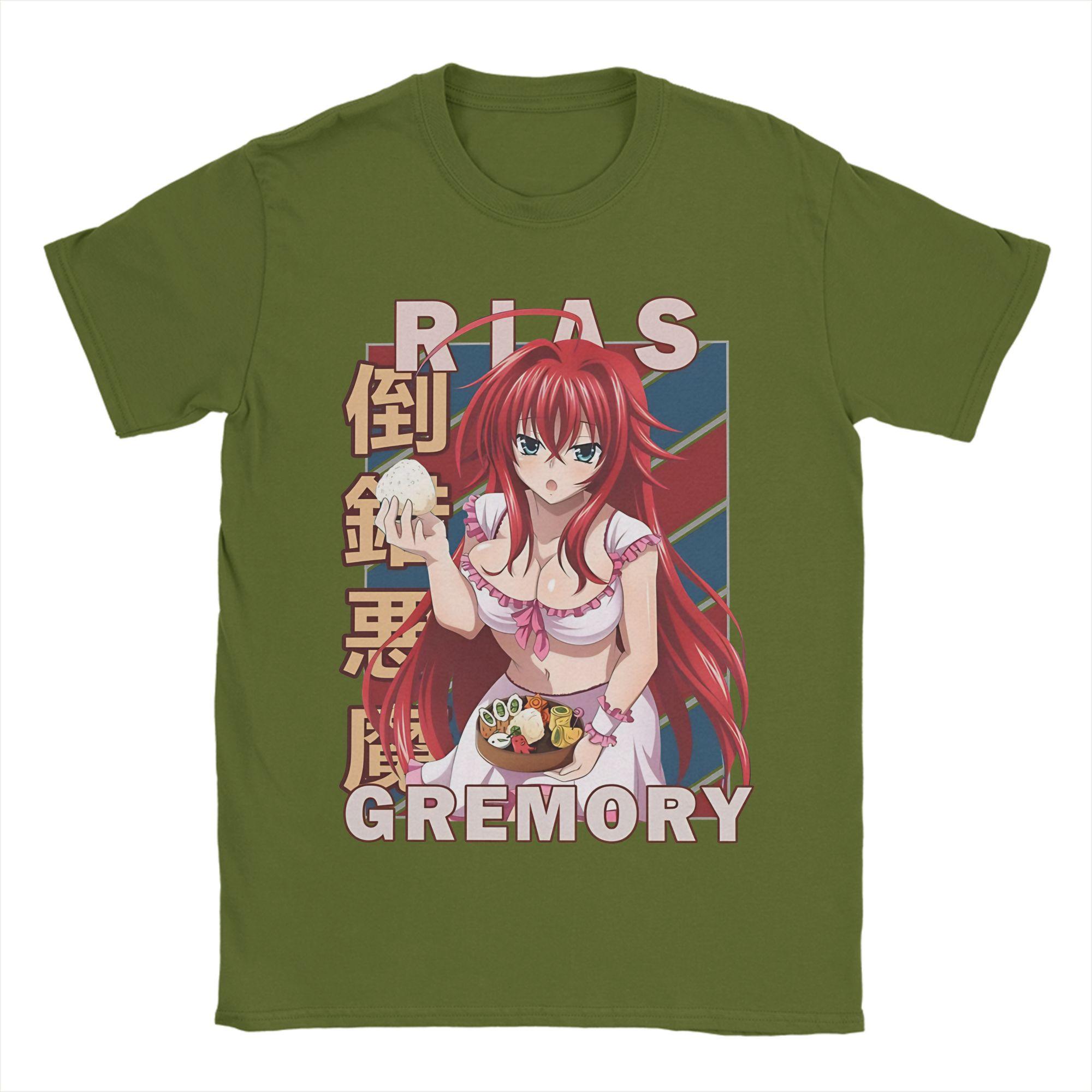 

Rias Gremory Vintage High School DxD T Shirt 100% Cotton Clothes Novelty Short Sleeve Crew Neck Tees Gift Idea T-Shirts 4XL