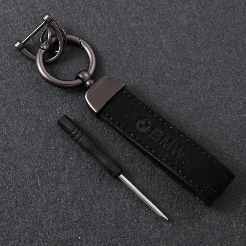 2025 Car Keychain Key Chain Vintage Leather Keyring Pendant For BMW E93 F10 F20 F30 F40 F15 F25 F26 F31 F49 F86 M3 M5 X3 X1