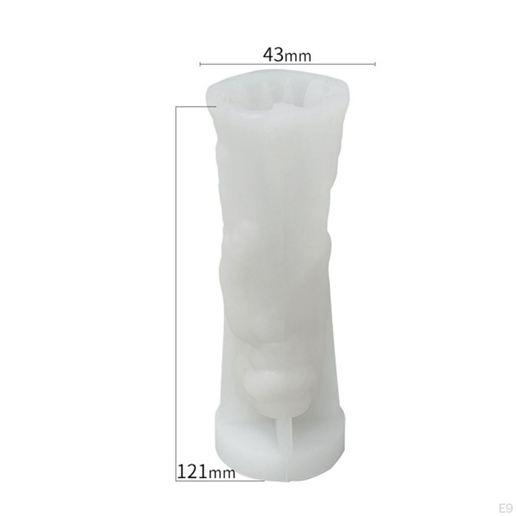 3D Candle Model Halloween Silicone Handmade Arts Crafts Sculpture Resin Casting Soaps