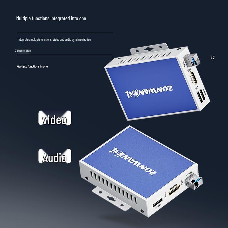 ZONWAN Fiber Optic Video Extender Kit