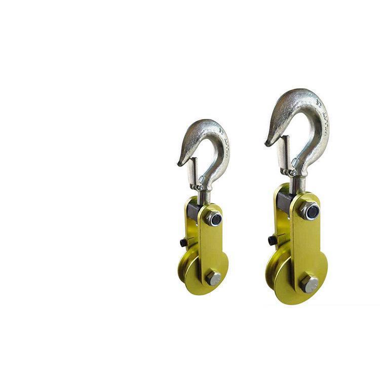 Aluminum Alloy 0.5T Single Wheel Open Door Lifting Pulley