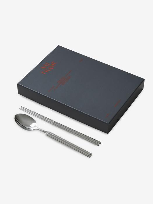 Odense Nuframe Cutlery Spoon and Chopstick 4-piece Set mirror