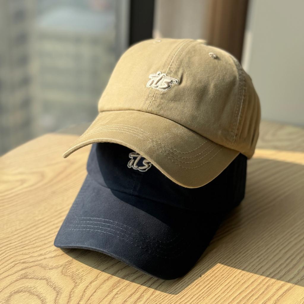 Korean-style all-season hat for men and women, with three-dimensional letter embroidery, soft-top baseball cap, casual and versatile, trendy duckbill