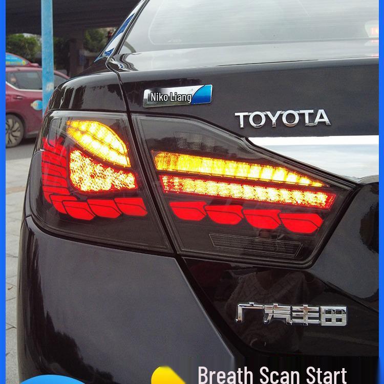 LED Dragon Scale Daytime Running Lights & Streamer Turn Signals for 12-14 Camry (7th Gen)