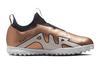 Nike Zoom Vapor 15 Academy Anti Kick And Abrasion Resistant Low Top Soccer Shoes Gold Black Kids' DR6052-810
