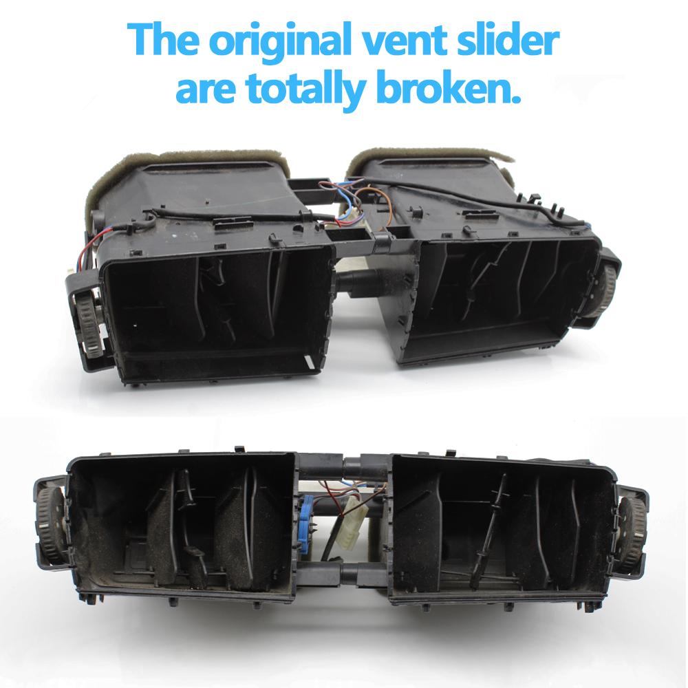 Car Front Middle AC Air Conditioner Vent Outlet Grille Slide Clip Repair Kit Replacement For BMW X3 X4 F25 F26