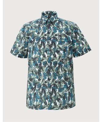 INDIAN Aloha Print Short Sleeve Shirt_Mitnsym4201