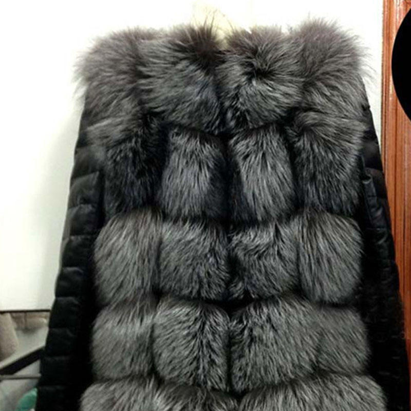 2026 Fashion Winter Women Imitation Fox Fur Coat PU Leather Long Sleeve Jacket Keep Warm Outwear Lady