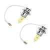 2Pcs H3 12V 55W 3000K Halogen Bulb Super Bright Yellow Fog Lights High Power Car Headlight Lamp Car Light Source Car Styling