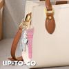 Creative Silicone Lip Balm Holder Pearl Necklace Portable Keychain Lip Gloss Cap Flexible Colorful Lipgloss Sleeve Gift