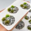 Round Model Layout Decals Stone&Grass Landscape Stones Sticker  For Miniature Gaming