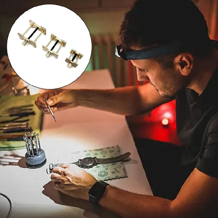 Aluminum Watch Movement Holder Multifunction Fixed Base for Watchmaker Business Use Universal Watches Repair Accessory