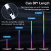 Smart RGBIC LED Corner Floor Lamp Music Sync 16 Million DIY Colors App&Remote Control Changing Ambient Lighting for Home Gaming