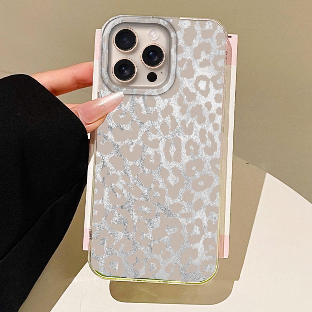 Vintage Black Leopard Feather Texture Phone Case for iphone 16 15 14 7 8 Plus 13 11 12 Pro Max X XS XR SE 2022 2020 16e Cover