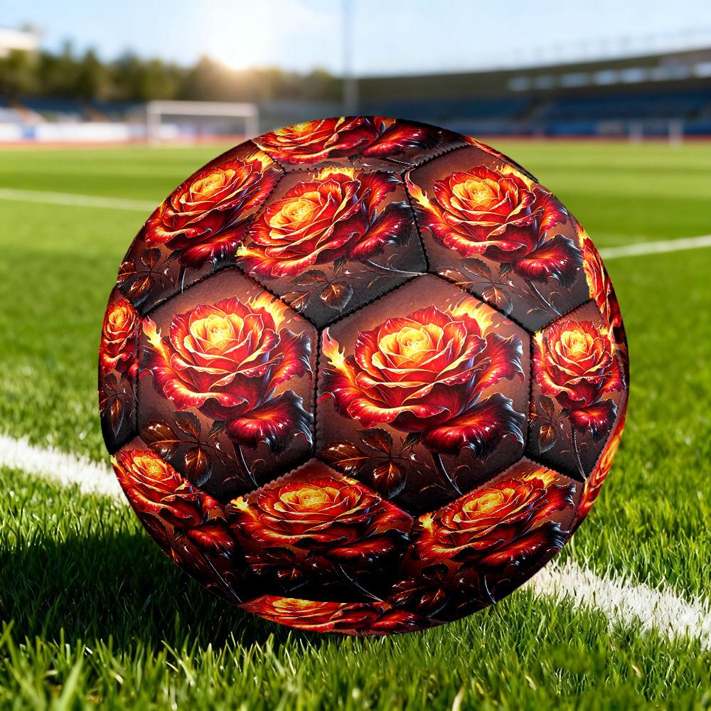 1 szt. Różowy Rozmiar 5 Piłka Nożna Profesjonalna Lekka Wytrzymała Mecz Trening Piłka Piłka do Sportów Wewnętrznych i Zewnętrznych Piłka Treningowa y53
