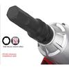 10PCS Metric Size Impact Wrench Socket 1/2 Inch Drive Metric  Power Nuts Driver  Ratchet Socket