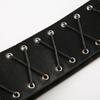 Adjust Laceup Cincher Belt Women Waist Belt Western Wide Belt PU Corset