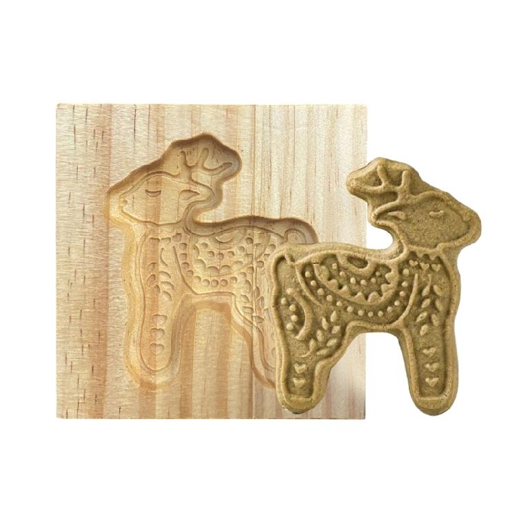 Classical Wood Cookie Molds With Unseamed Releases Feature Natural Materials Construction Perfect For Shaping Cookie And Chocolates