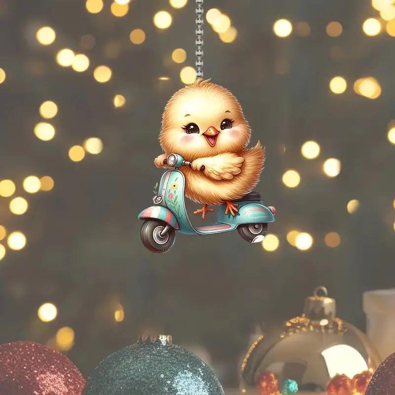 Acrylic Style Cartoon Car Hanging Ornament Versatile Backpack Accessory For Home Decor