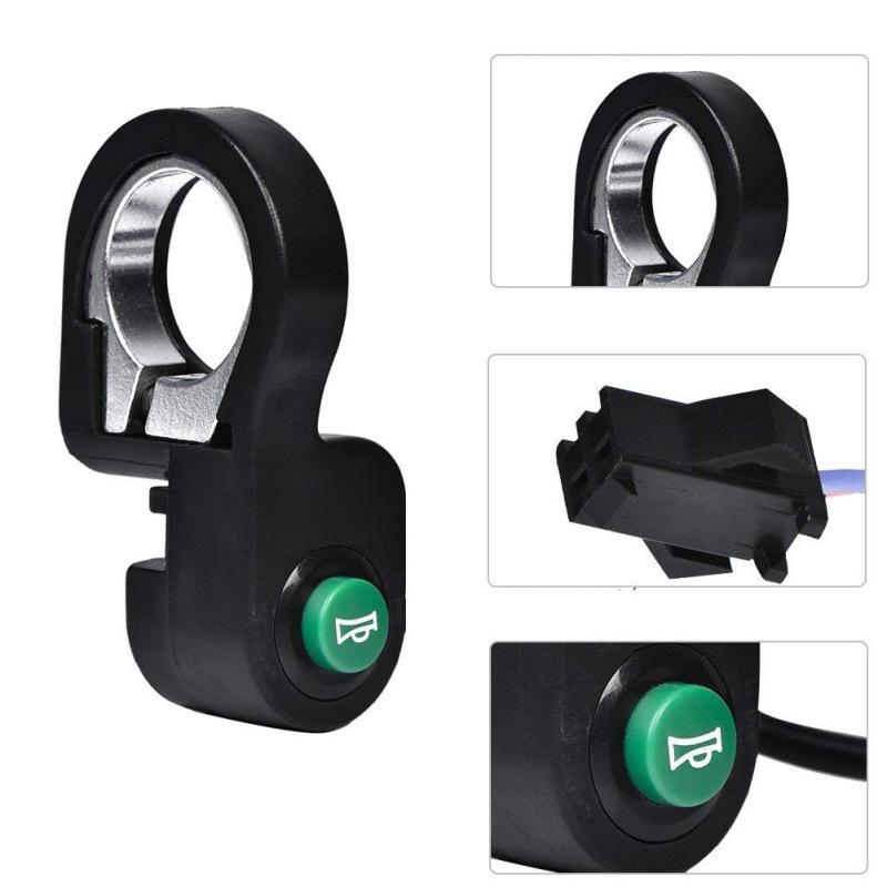 Electric Bike Horn Switch E-Bike Horn Button for 22.5mm diameter handlebars E Scooter Electric Bicycle Accessories