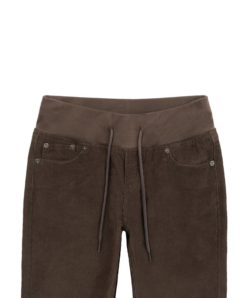 PEPLEE Banding Corduroy Boots Cut Pants (Brown)