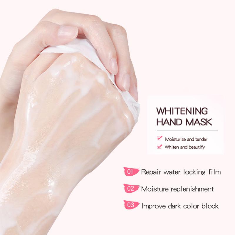 1/5/10 Pcs Goat Milk Nourishing Hand Mask Moisturizing Firming Brightening Hydrating Hand Gloves for Hands Skin Care Products